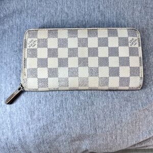 LOUIS VUITTON DAMIER AZUR ZIPPY LONG WALLET